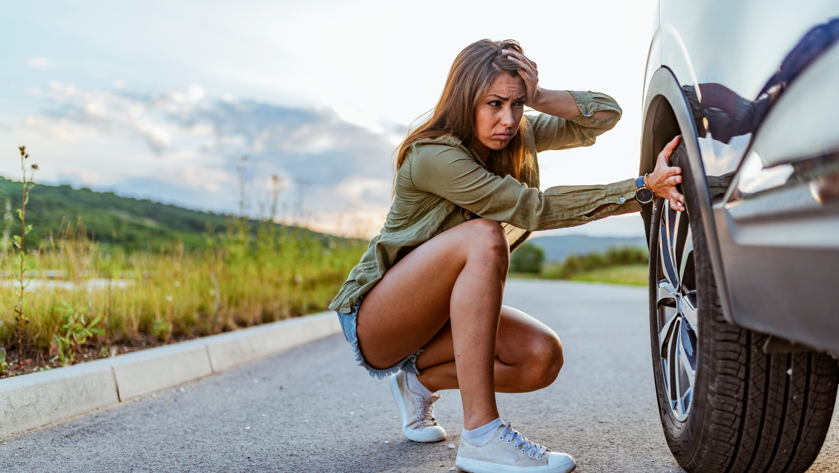 how to change a flat tire