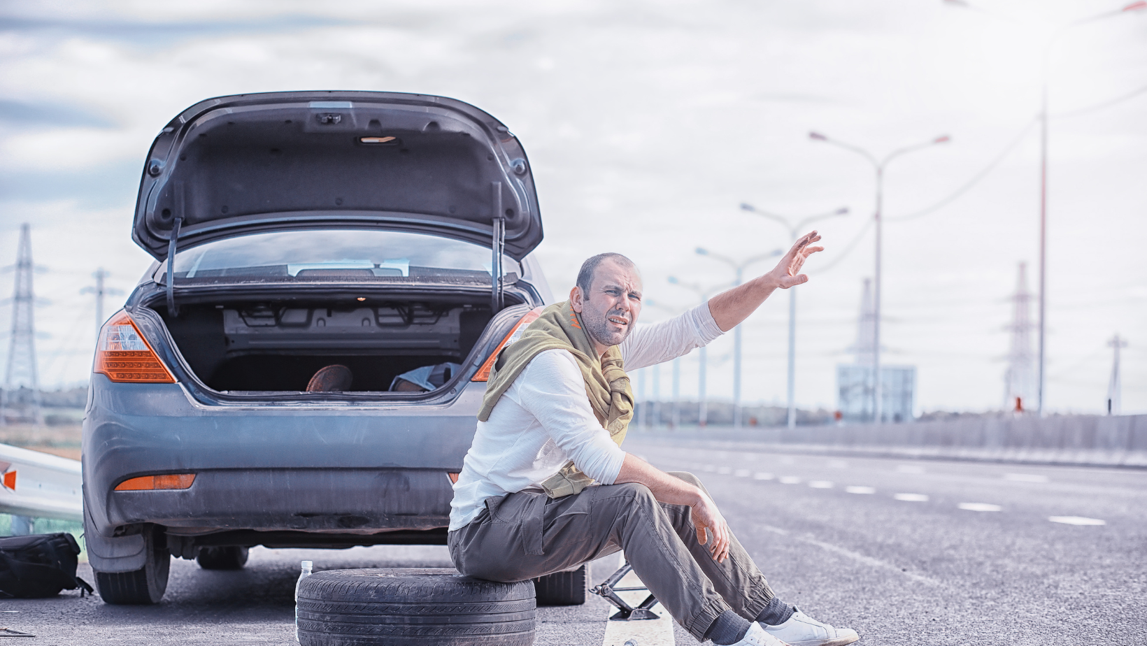 how to change a flat tire